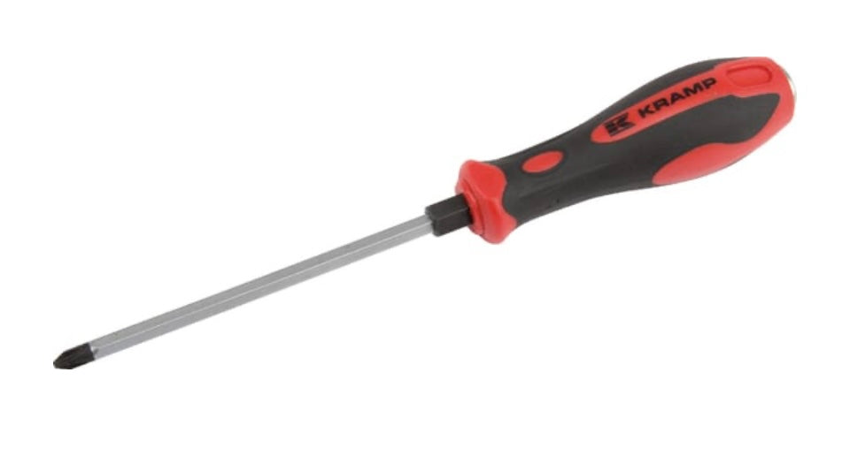 Krížový skrutkovač PH2 x 125 mm s rázovou krytkou